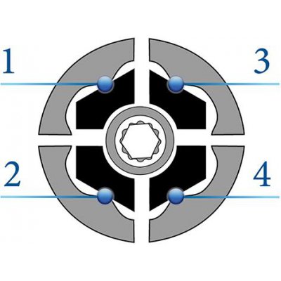 Nástrčný klíč C-profil 1/2" 22 mm Gedore - obrázek