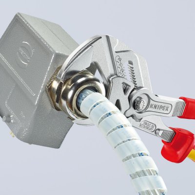 Klešťový klíč VDE, 2-složkové návleky 250mm KNIPEX - obrázek