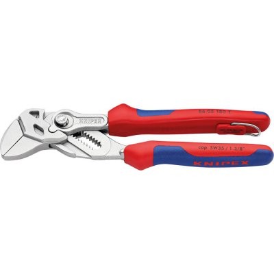 Klešťový klíč s upevňovacím očkem s 2-složkovými rukojeťmi 180 mm KNIPEX