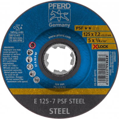 Hrubovací kotouč PSF X-LOCK STEEL 115x7 mm Pferd
