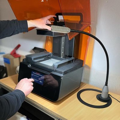 Pracovní lampa Glanzlicht, stmívač 90x30mm Bauer & Böcker - obrázek