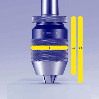 Rychloupínací sklíčidlo SBF 1-13mm 5/8-16 Albrecht