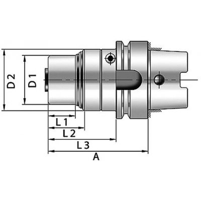 Upínač APC 20, A-92, DIN 69893 2-20mm HSK-63A Albrecht