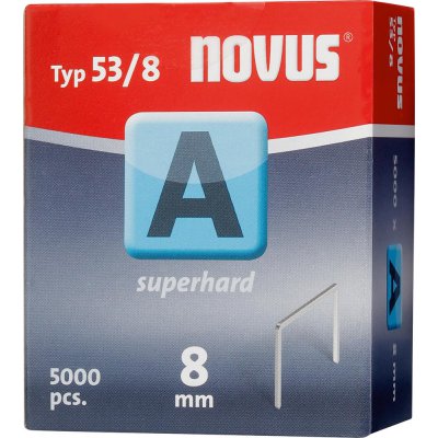 Spona z jemného drátu A typ 53/8 mm ST Novus, balení 5000 ks