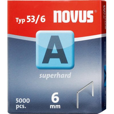 Spona z jemného drátu A typ 53/12 mm ST Novus, balení 1000 ks