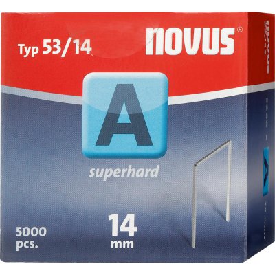 Spona z jemného drátu A typ 53/14 mm ST Novus, balení 5000 ks