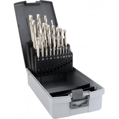 Sada vrtáků s krátkou drážkou D338 HSS-Co8 Raptor 1,0-10,5 mm GÜHRING