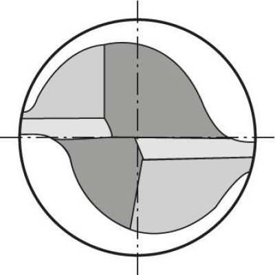 Toroidní fréza tvrdokov 5/0,3 mm Z2 střední HA TA-C FORMAT GT - obrázek