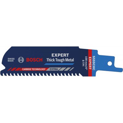 List pro šavlovou pilu EXPERT S 555 CHC Bosch, balení 1 ks Thick Tough Metal