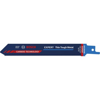 Pilový list pro šavlovou pilu EXPERT S 922 EHM Bosch, balení 10 ks Thin Tough Metal