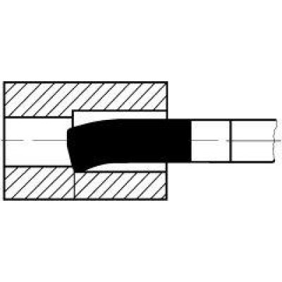 Soustružnický nůž HSSE DIN4953R 20 x 20 x 250 mm WILKE - obrázek