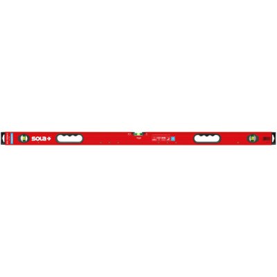 Magnetická vodováha LM Big REDM 3 150 cm práškový povlak Sola