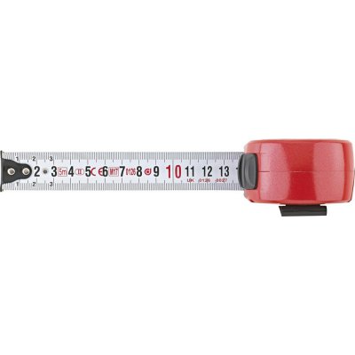 Hliníkové kapesní měřící pásmo 5 m x 25 mm bílé FORMAT - obrázek