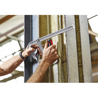 Celoocelová šroubová svěrka s 2-složkovou rukojetí 500x120 mm sklápěcí rukojeť Bessey - obrázek