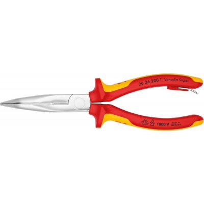 Kleště VDE s prodlouženými čelistmi 200 mm s pojistným očkem Knipex - obrázek