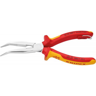 Kleště VDE s prodlouženými čelistmi 200 mm s pojistným očkem Knipex - obrázek