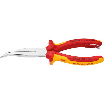 Kleště VDE s prodlouženými čelistmi 200 mm s pojistným očkem Knipex