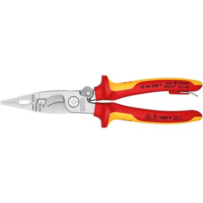 Instalacni kleste VDE TT 200mm s vicesl.ruk. Knipex - obrázek