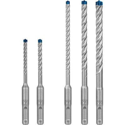 Sada příklepových vrtáků EXPERT 5/6/6/8/10 mm 5 ks SDS plus-7X Bosch - obrázek
