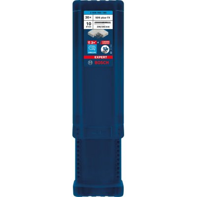 Klad.vrták SDS-plus 7x 10x200x265mm 30ks EXPERT Bosch