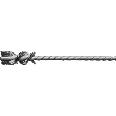 Mikro kartáč na trubky ocelový drát průměr 13x25/90 mm, S 3,8 mm Lessmann