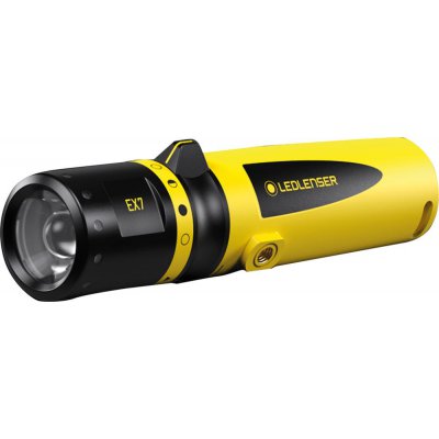 Kapesní svítilna EX7 pro prostředí s nebezpečím výbuchu zóna 1 Yellow Box Ledlenser