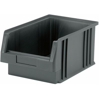 Otevrený úlozný box PLK 2 sedý 330/301x2