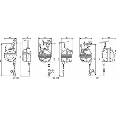 Tazná pruzina 9362 15-20KG 2M - obrázek