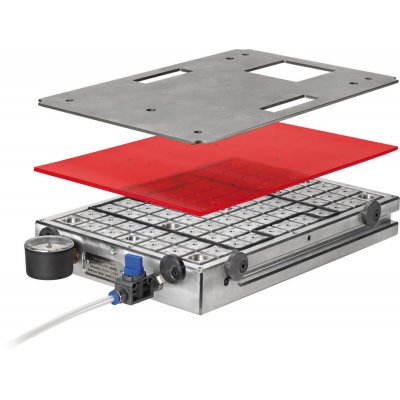 Vakuová upínací deska mřížka 12,5 mm 400x400 mm AMF - obrázek