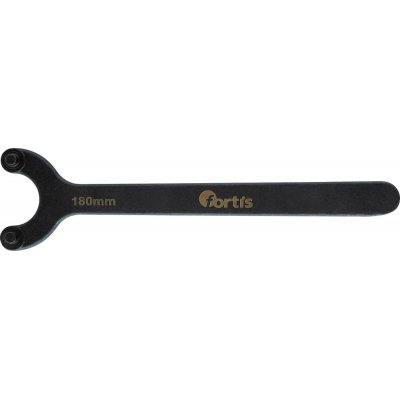 Klíč na kruhové matice se dvěma otvory 5x180 mm rovný Fortis