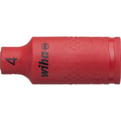 Nástrčný klíč VDE 6-hranný 1/4" 4 mm Wiha
