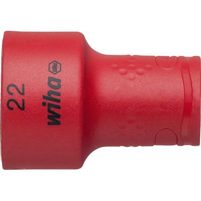Nástrčný klíč VDE 6-hranný 3/8" 22 mm Wiha