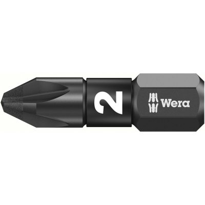 Bit Impaktor 1/4" DIN 3126 C6,3 PZ2 x 25 mm balení 10 ks Wera - obrázek
