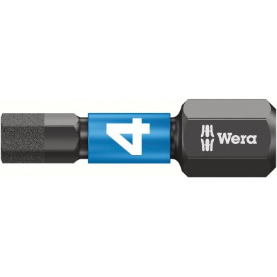 Bit Impaktor 1/4" DIN 3126 C6,3 vnitřní šestihran 4 x 25 mm balení 10 ks Wera - obrázek