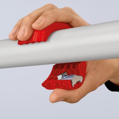 Rezac plastových trubek na trubky 20-50mm a vodovodní pruchodky KNIPEX - obrázek
