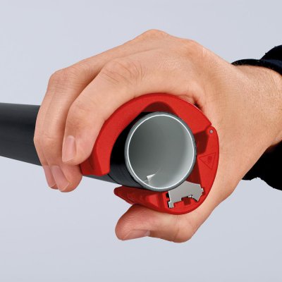 Rezac plastových trubek na trubky 20-50mm a vodovodní pruchodky KNIPEX - obrázek