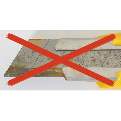 Čepel nože TIN 18 mm balení 10 ks LUTZ BLADES - obrázek