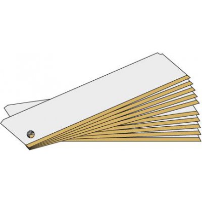 Čepel nože TIN 18 mm balení 10 ks LUTZ BLADES - obrázek