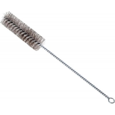 Válcový kartáč s očkem 40 x100/300 mm, ocelový drát, vlnitý Lessmann - obrázek