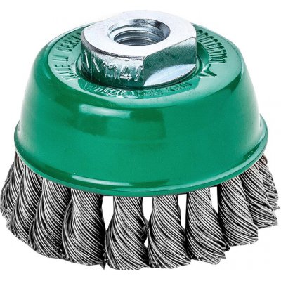 Hrncový kartáč ušlechtilá ocel splétaný 65x0,35 mm Lessmann