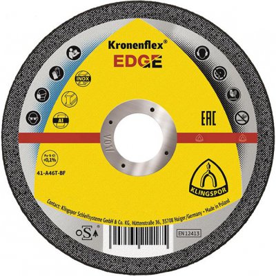 Rezný kotouc EDGE Special 125x1,2mm rovný v plastovém boxu KLINGSPOR