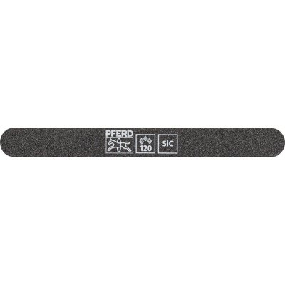 Brousek, karbid křemíku SF-R 147-15-5 flexibilní, 147x15x5 mm, SiC K 120, oblé konce, Pferd