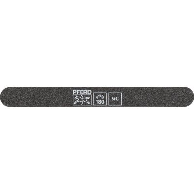 Brousek, karbid křemíku SF-R 147-15-5 flexibilní, 147x15x5 mm, SiC K 180, oblé konce, Pferd