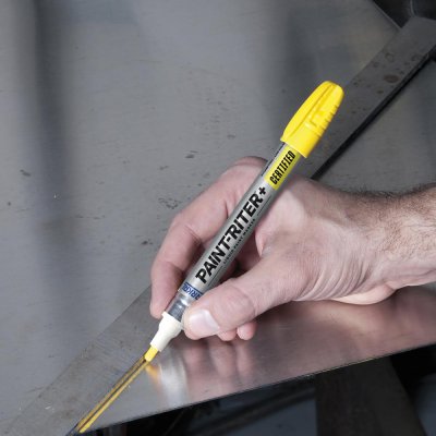 Značkovač Paint-Riter na kovy a nerezovou ocel žlutý Markal - obrázek