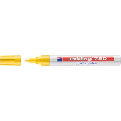 Popisovač číslo 750 žlutá edding