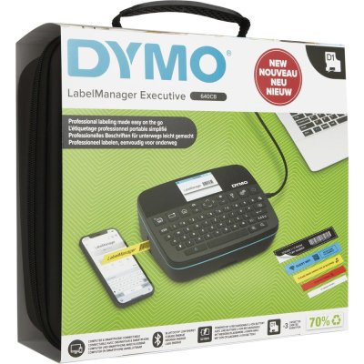 DYMO LabelManager Executi 640CB s 3 D1 popisovacími páskami včetně měkkého pouzdra - obrázek