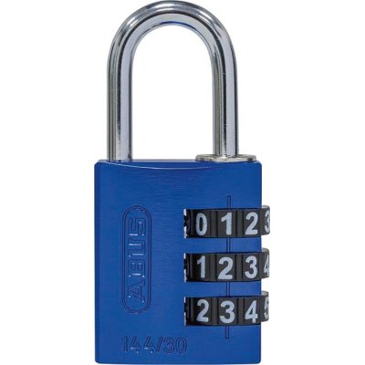 Číselný visací zámek 144/30 modrý Lock-Tag