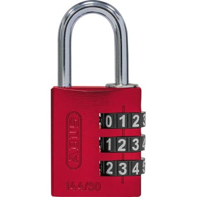 Číselný visací zámek 144/30 červený Lock-Tag