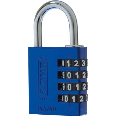 Číselný visací zámek 144/40 modrý Lock-Tag