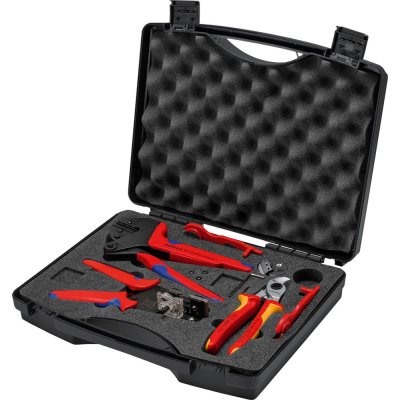 Kufr na nářadí 7 ks Fotovoltaika MC4 97 91 04 V02 KNIPEX KNIPEX